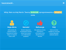 Tablet Screenshot of baszczewski.pl
